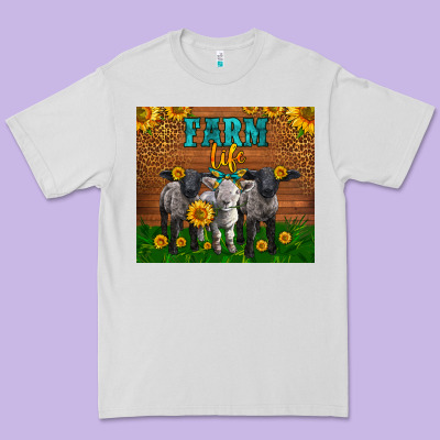 Western Baby Sheeps Farm Life Garden Premium Tee Designed By Lillyallendesigns