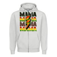 Dove Grey juneteenth mama Zipper Hoodie - CowGirlArtShop