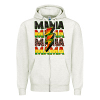 Juneteenth Mama Zipper Hoodie | Teevron