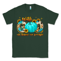 Sports Green with god all things are possible Classic Tee - MaliasSmallBusiness