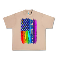 Burro Pride LGBTQ+ American Flag Urban Heavy Tee - BundleAndBundleShop
