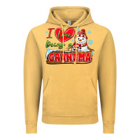 Vintage Mustard i love being a grandma Vintage Hoodie - MaliasSmallBusiness