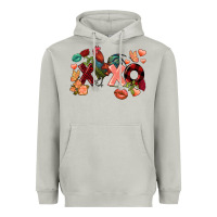 Moon Dust Rooster Valentine's Day xoxo Heavyweight Hoodie - FaDigitalArtStudio