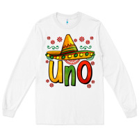 White uno my first mexican birthday Long Sleeve Tee - Jasminsmagicworld