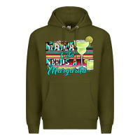 Army Green mama cita needs a margarita Premium Hoodie - JahusDesignShop