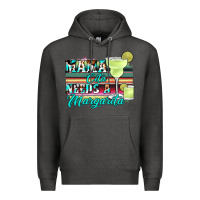 Charcoal Heather mama cita needs a margarita Premium Hoodie - JahusDesignShop