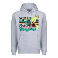 Heather Grey mama cita needs a margarita Premium Hoodie - JahusDesignShop