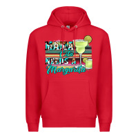 Red mama cita needs a margarita Premium Hoodie - JahusDesignShop