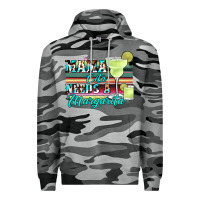 Slate Camo mama cita needs a margarita Premium Hoodie - JahusDesignShop