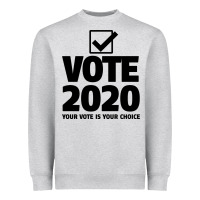 Heather Grey USA 2020 President Trump Biden election Heavyweight Sweatshirt - Bettercallsaul