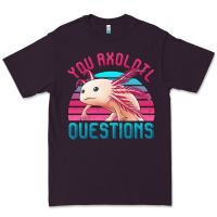 Plum you axolotl questions 80's retro sunset Premium Tee - Jasminsmagicworld