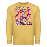 Antique Gold Crush Breast Cancer Premium Sweatshirt - FaDigitalArtStudio