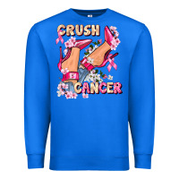 True Royal Crush Breast Cancer Premium Sweatshirt - FaDigitalArtStudio