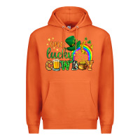 Carrot One lucky cowboy St. Patricks day Premium Hoodie - HowdyJamesFarm