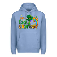 Colony Blue One lucky cowboy St. Patricks day Premium Hoodie - HowdyJamesFarm