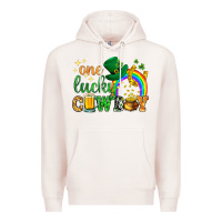 Pale Pink One lucky cowboy St. Patricks day Premium Hoodie - HowdyJamesFarm