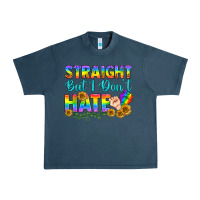 Midnight Navy LGBTQ+ Straight But I Don't Hate Urban Heavy Tee - BundleAndBundleShop