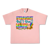 Salmon LGBTQ+ Straight But I Don't Hate Urban Heavy Tee - BundleAndBundleShop