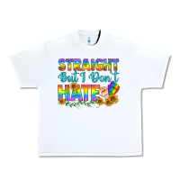 White LGBTQ+ Straight But I Don't Hate Urban Heavy Tee - BundleAndBundleShop