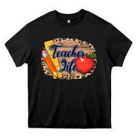Black teacher life background 3200x2400 Heavy Core Tee - AdoDesignShop