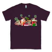 Plum Christmas coffee Classic Tee - MaliasSmallBusiness
