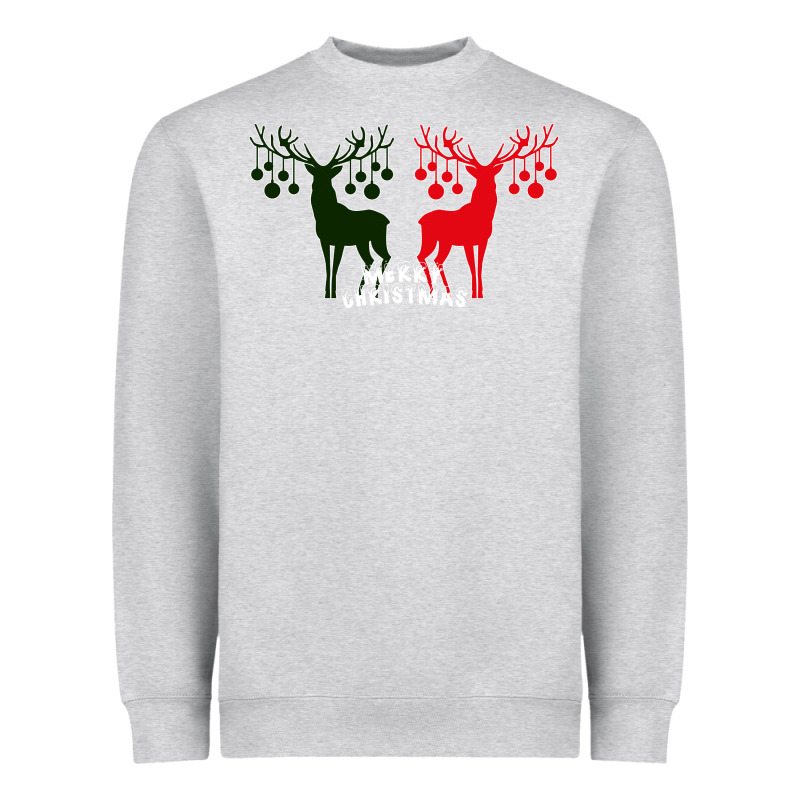 Merry Christmas Reindeer Heavyweight Sweatshirt by Bettercallsaul | Teevron