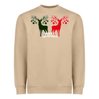 Mushroom Merry Christmas Reindeer Heavyweight Sweatshirt - Bettercallsaul