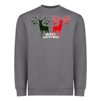 Storm Merry Christmas Reindeer Heavyweight Sweatshirt - Bettercallsaul