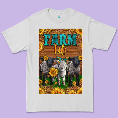 Western Baby Sheeps Farm Life Premium Tee Designed By Lillyallendesigns