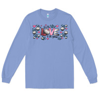 Colony Blue for the love of the game  volleyball Long Sleeve Tee - Jasminsmagicworld