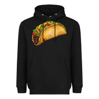 Black Taco Heavyweight Hoodie - FaDigitalArtStudio