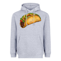 Heather Grey Taco Heavyweight Hoodie - FaDigitalArtStudio
