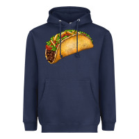 Navy Taco Heavyweight Hoodie - FaDigitalArtStudio