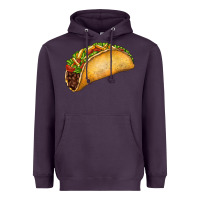Plum Taco Heavyweight Hoodie - FaDigitalArtStudio