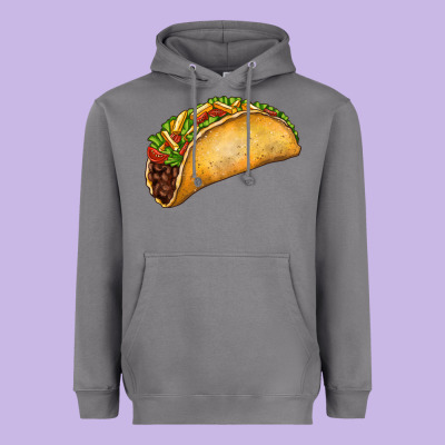 Taco Heavyweight Hoodie Designed By Fadigitalartstudio