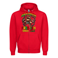 Red juneteenth free ish since 1865 Zipper Hoodie - CowGirlArtShop