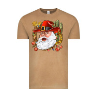 Vintage Camel Cowboy Santa Vintage Tee - NancyCooperArtShop
