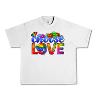 Lunar Rock Pride LGBTQ+ Choose Love Urban Heavy Tee - BundleAndBundleShop