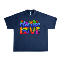 Navy Pride LGBTQ+ Choose Love Urban Heavy Tee - BundleAndBundleShop
