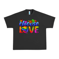 Pigment Black Pride LGBTQ+ Choose Love Urban Heavy Tee - BundleAndBundleShop
