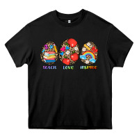 Black teach love inspire Heavy Core Tee - AdoDesignShop