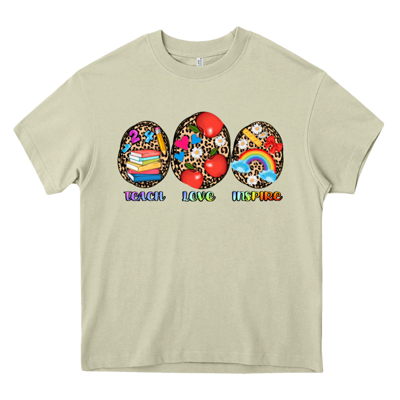 Teach Love Inspire Heavy Core Tee by AdoDesignShop | Teevron