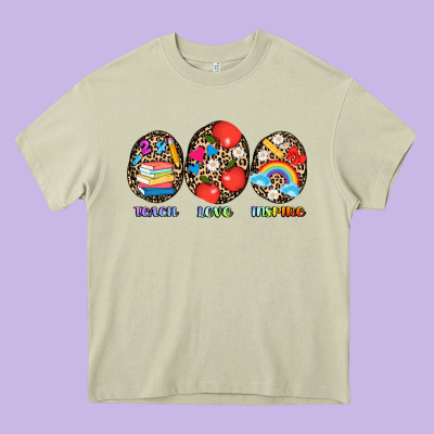 Teach Love Inspire Heavy Core Tee Designed By Adodesignshop