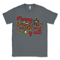 Charcoal Heather merry christmas y'all Classic Tee - JahusDesignShop