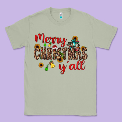 Merry Christmas Y'all Classic Tee Designed By Jahusdesignshop
