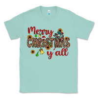 Seafoam merry christmas y'all Classic Tee - JahusDesignShop