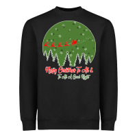 Black Merry Christmas To All To All A Good Night Heavyweight Sweatshirt - Bettercallsaul