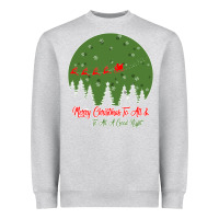 Heather Grey Merry Christmas To All To All A Good Night Heavyweight Sweatshirt - Bettercallsaul