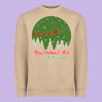 Merry Christmas To All To All A Good Night Heavyweight Sweatshirt Designed By Bettercallsaul