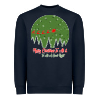 Navy Merry Christmas To All To All A Good Night Heavyweight Sweatshirt - Bettercallsaul